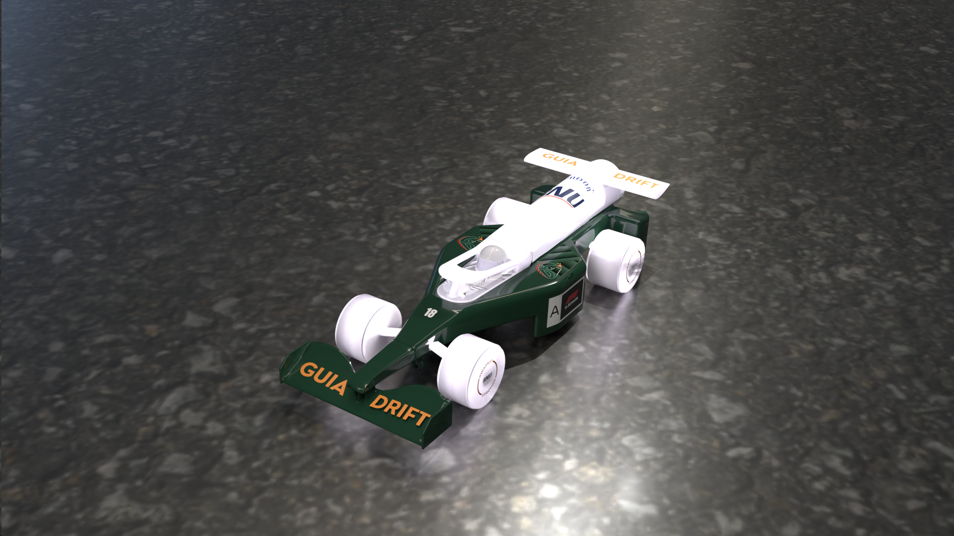 Fluid dynamics simulation of GD-2 bodywork