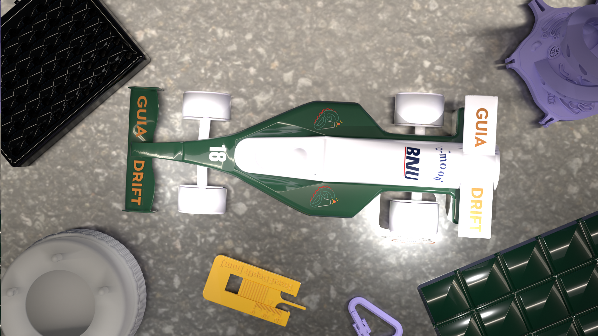 Precision CNC manufacturing of GD-2 components